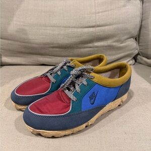 Nike Red and Blue Men's Sneakers